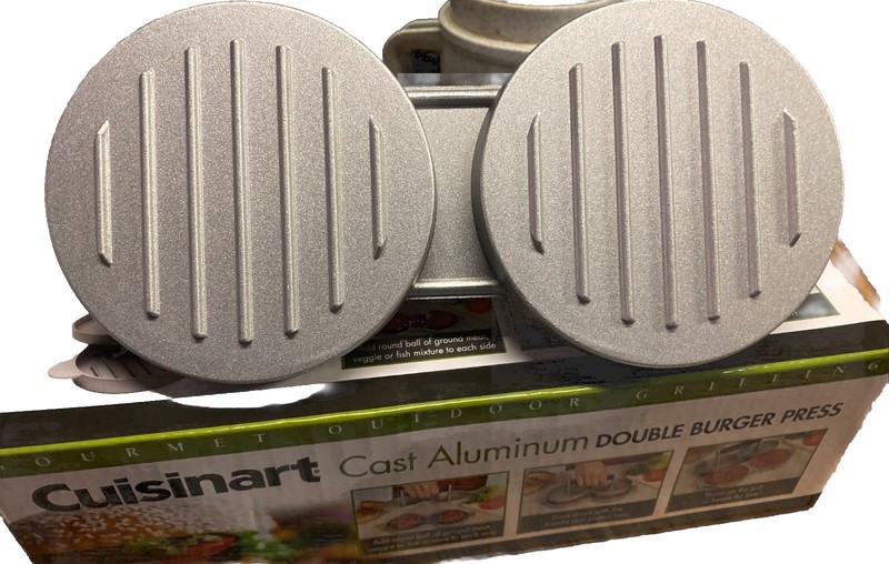 Cuisinart Outdoor Grilling CABP-320 Cuisinart Cast Aluminum Double Burger Press gallery