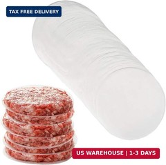 Burger Patty Paper Rounds for 4/4.5 Inch Burger Press, 200pcs 4.5inch Baking Par