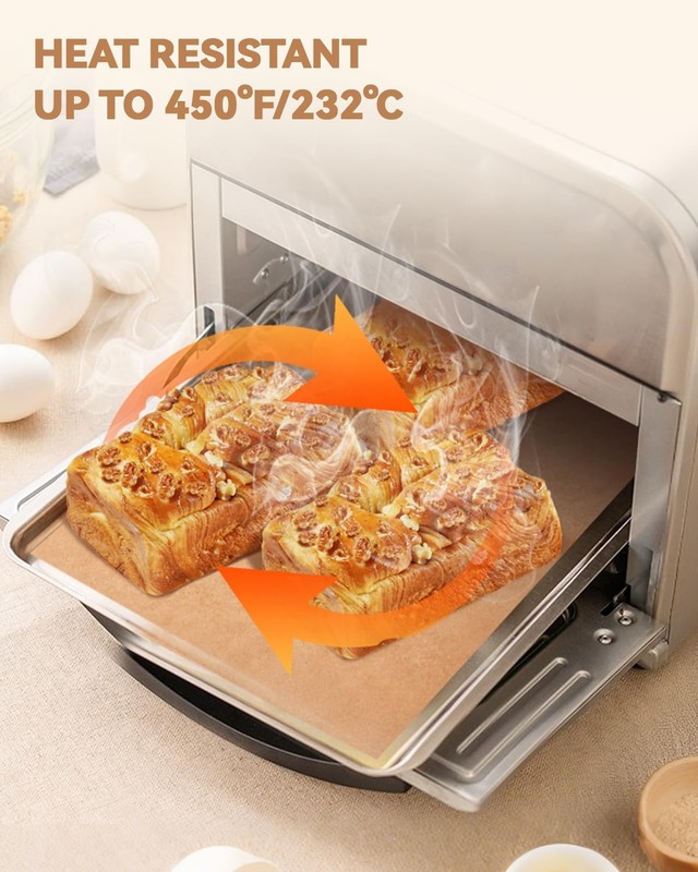 135PCs Air For Bella Fryer Toaster Oven 25QT, Unbleached Parchment Paper gallery