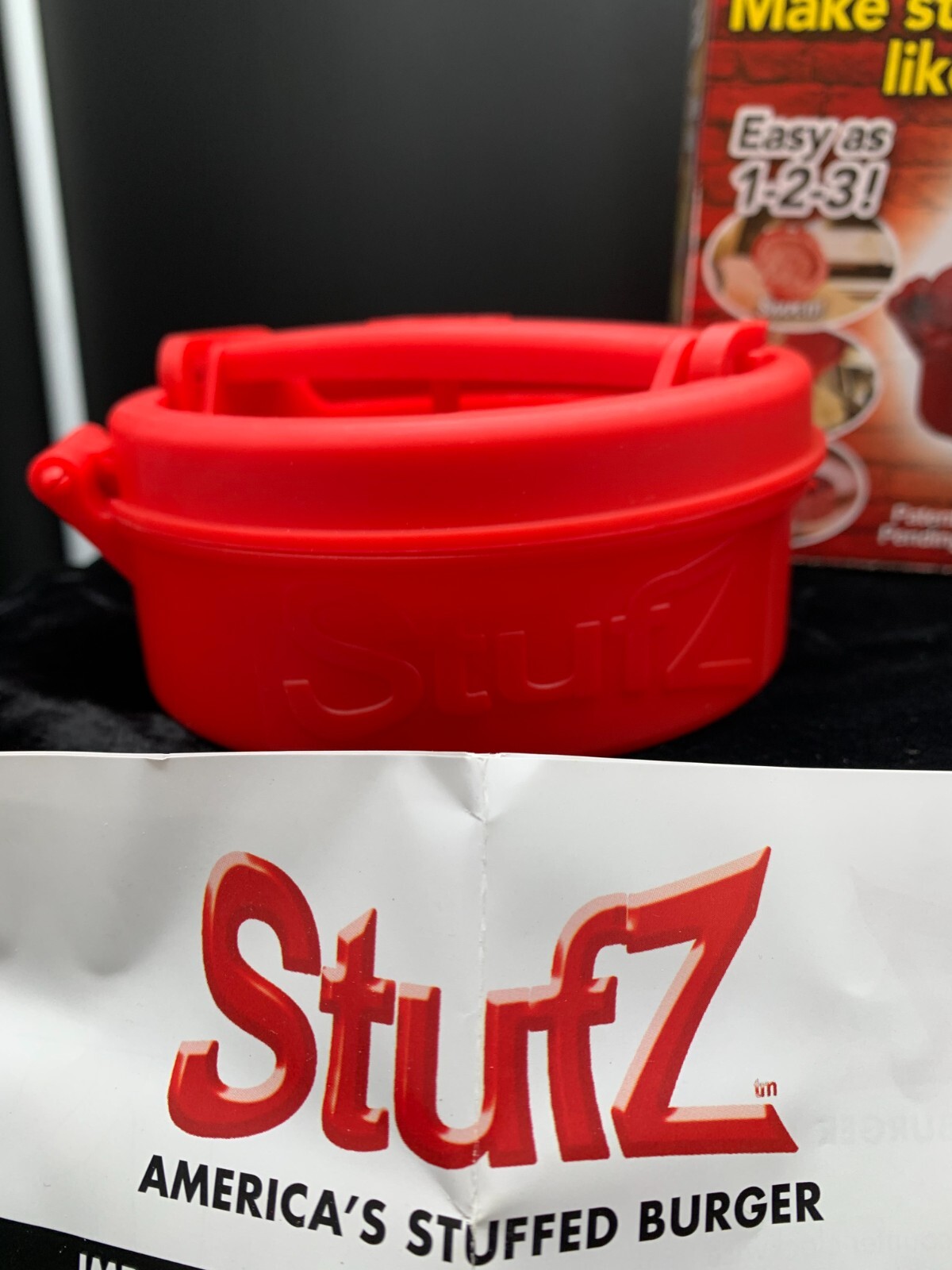 STUFZ Burger Press As seen On TV, Make Stuffed Burgers Like a Pro-New Sealed Box gallery