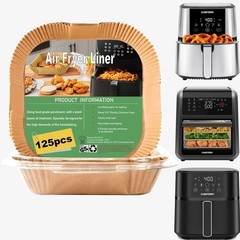 Air Fryer Liners Disposable for CHEFMAN 9.5''Square, Natural
