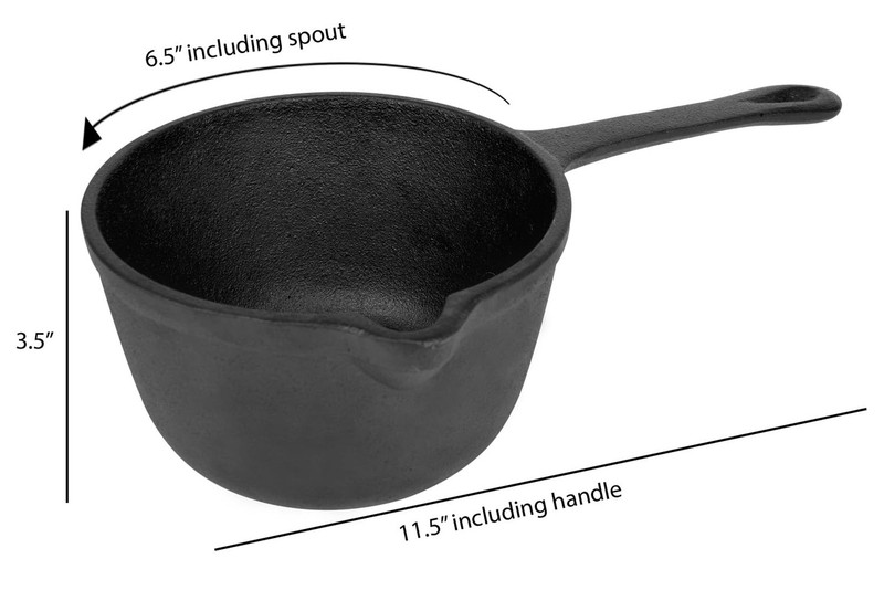 Jim Beam JB0204 Pre-Seasoned Heavy Duty Construction Cast Iron Bast... Fast Ship gallery