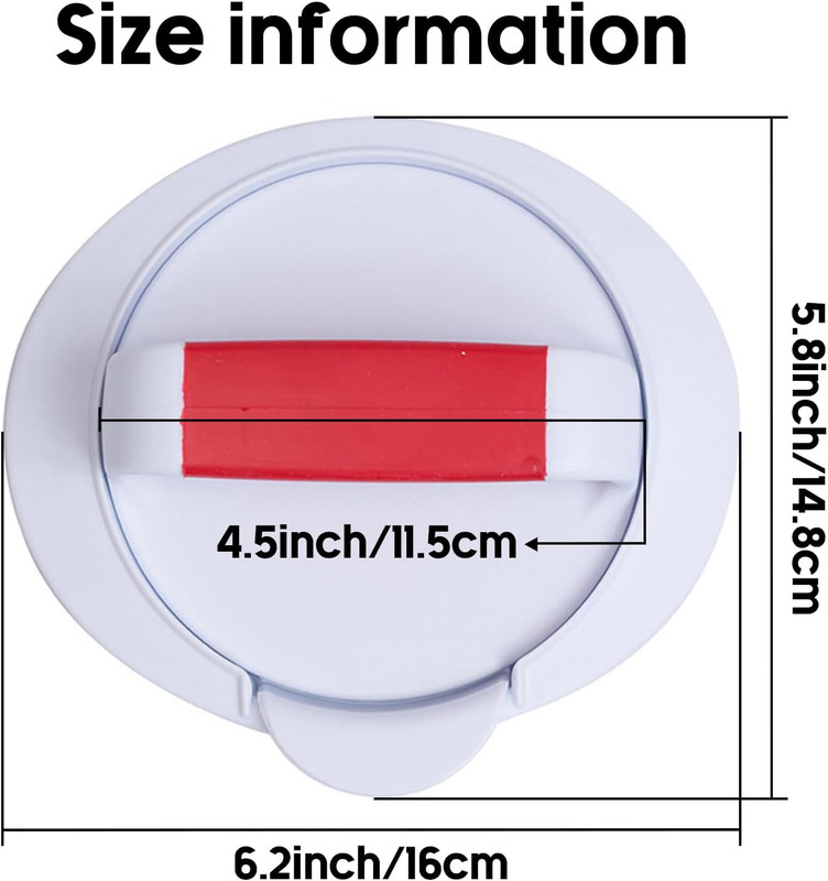 1 Pcs Plastic Burger Press Non Stick Burger Press, 4.5” Hamburger Press Patty Ma gallery