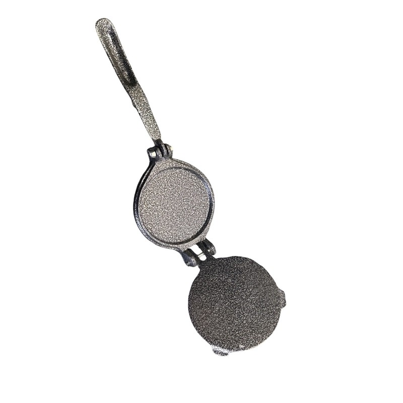 Super-Regia Cast Aluminum Hamburger Sope Tortilla Press Made in Mexico Silver gallery