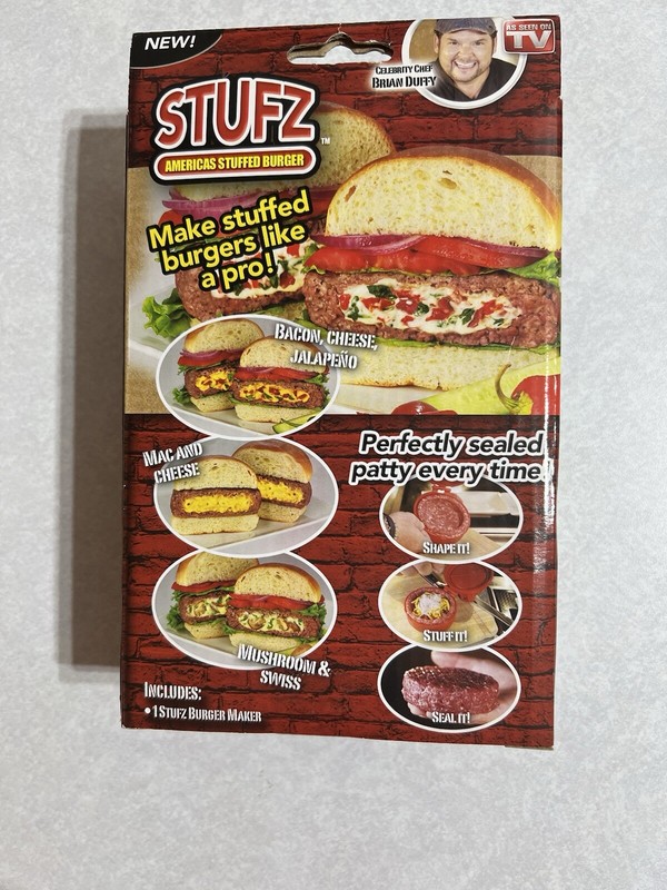 Stufz Stuffed Burger Press - Hamburger Patty Maker - As Seen On TV gallery