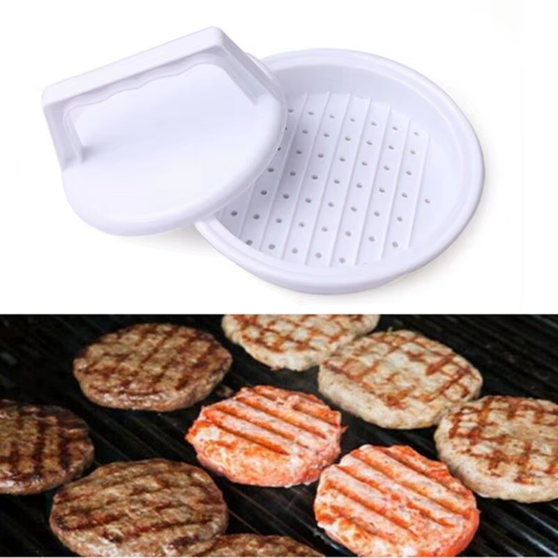 Plastic Burger Multi-Purpose Meat Press Hamburger Press Hamburger Meatloaf Mould gallery