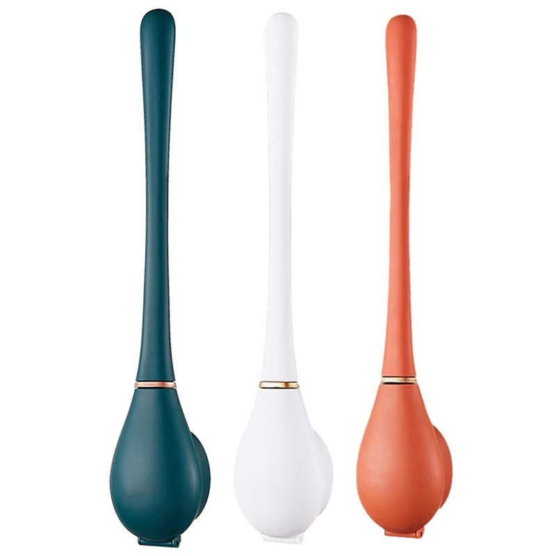 Silicone Toilet Brush with Ergonomic Grip and Wall-Mount Compatibility gallery