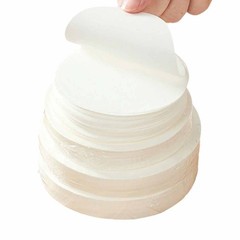100 Pcs Non Stick Wax Discs 12cm Round for Hamburger Patty