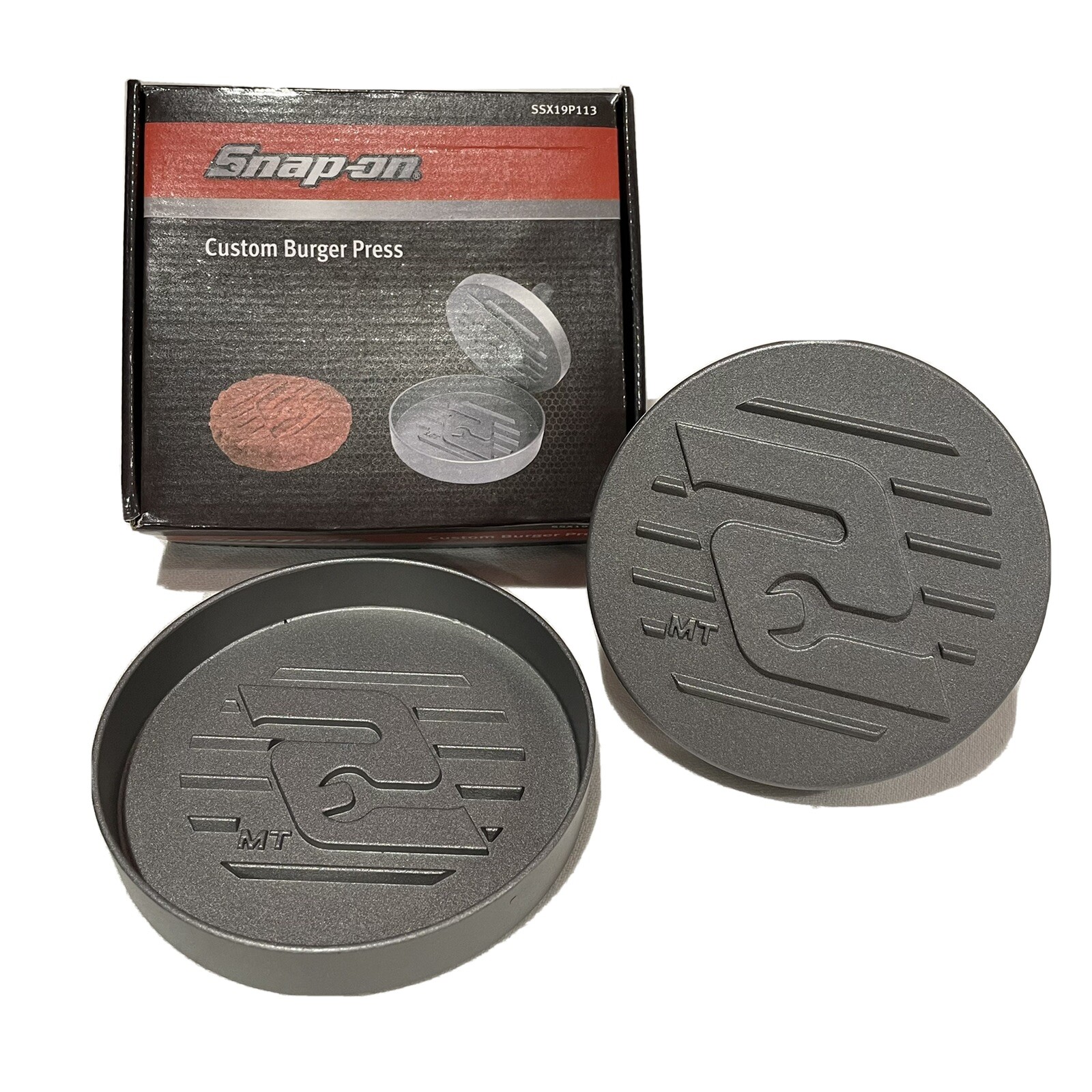 Snap-on Custom Burger Press Grilling Cooking Collectible SSX19P113 - New in Box gallery