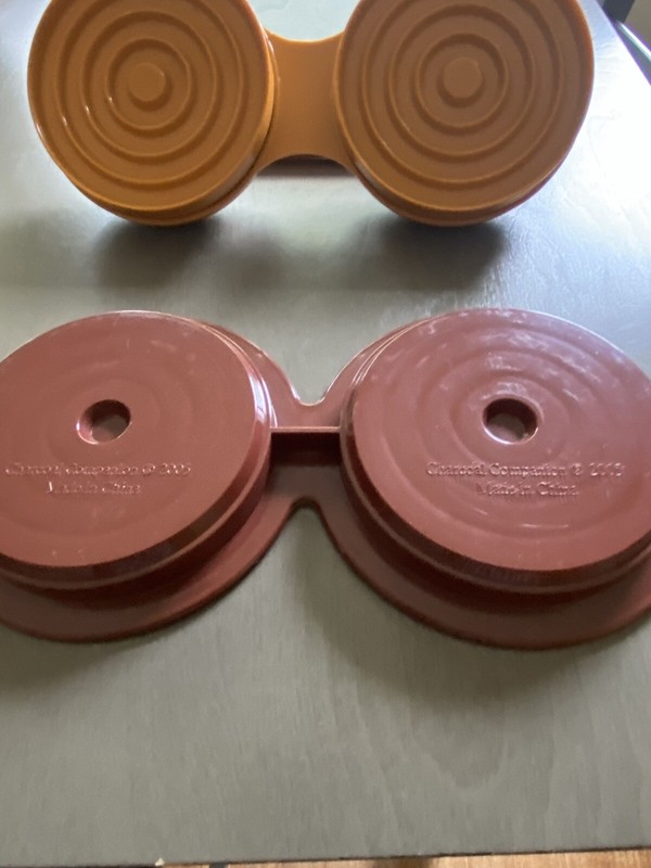 Charcoal Companion Double Hamburger Press Mold 2005 Burger 4.5" Circular Patties gallery