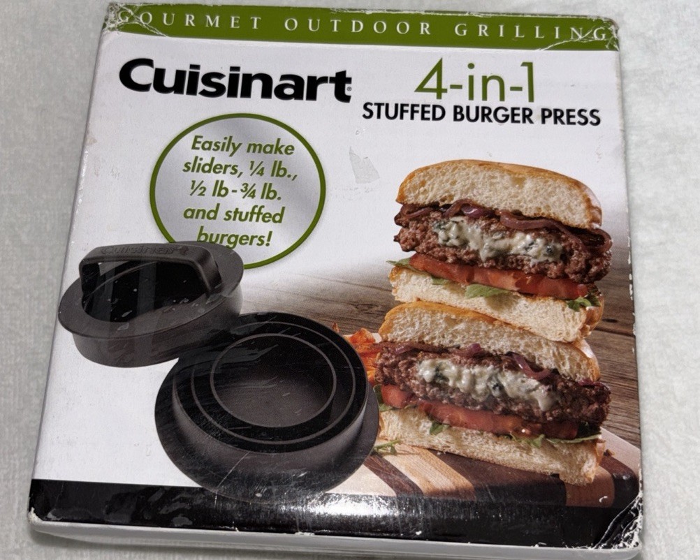 Cuisinart 4 in 1 Burger Press - Stuffed Sliders Regular Burgers gallery