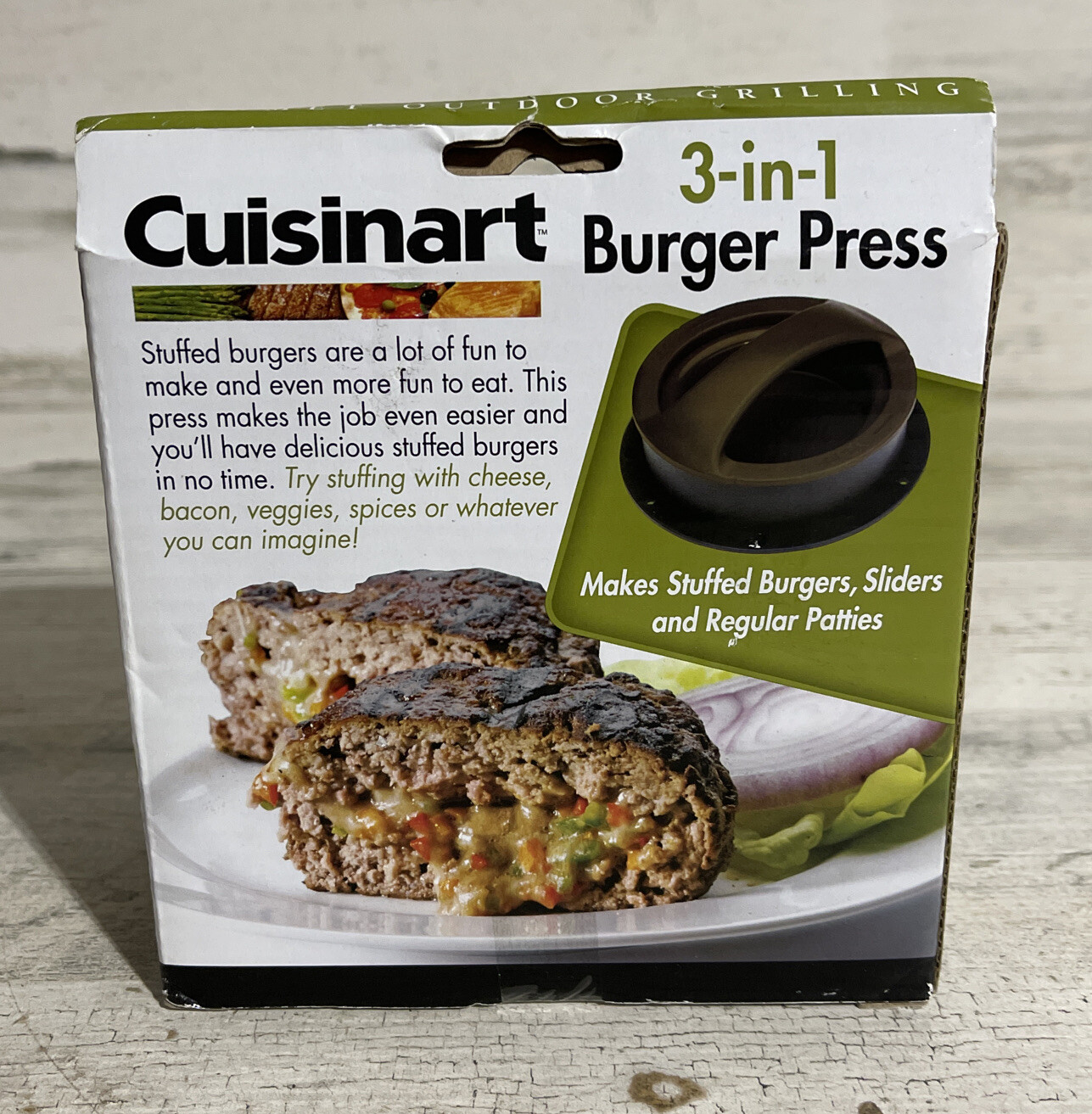 Cuisinart 3 in 1 Smashed Burger Press gallery