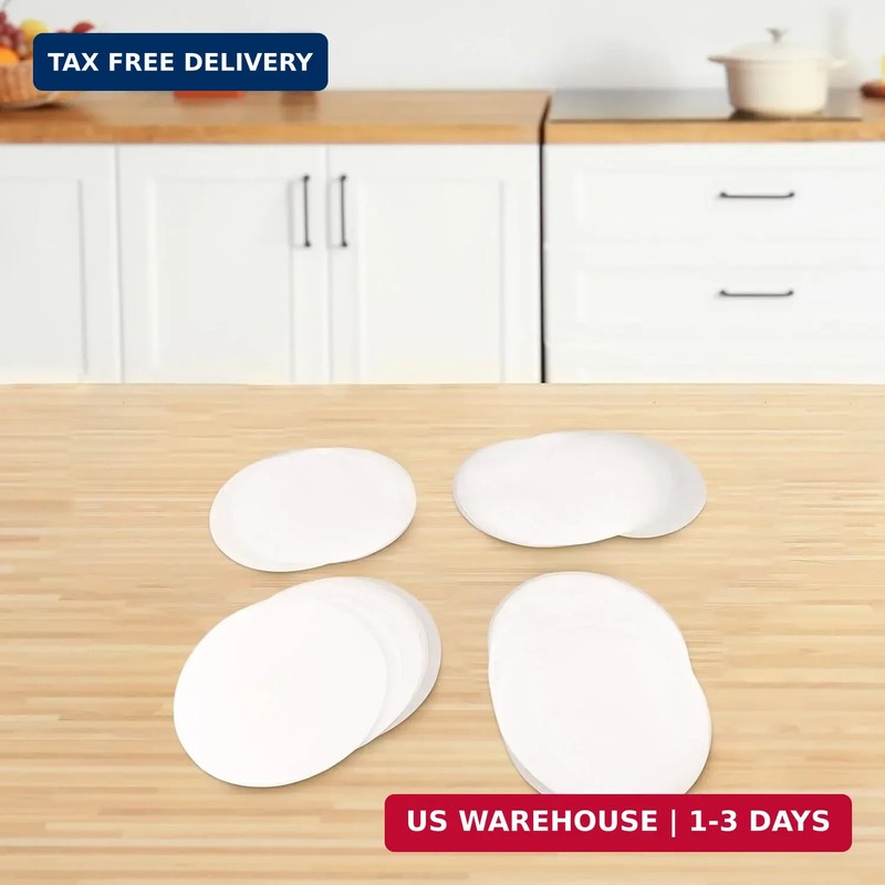 Precut 4.5 Inch Parchment Sheets for Burger Press - 200pcs Patty Separator & Bak gallery