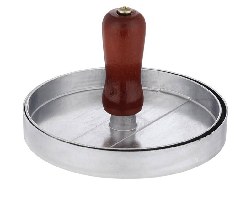 Hamburger Patty Maker Grill Press Large Round Burger Metal Mould Cooking Tools gallery