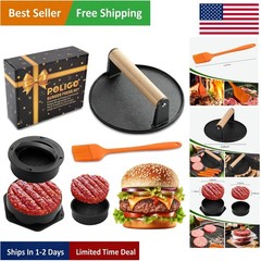 Ultimate Smash Burger Press Kit – Non-Stick, Effortless Patties Every Time