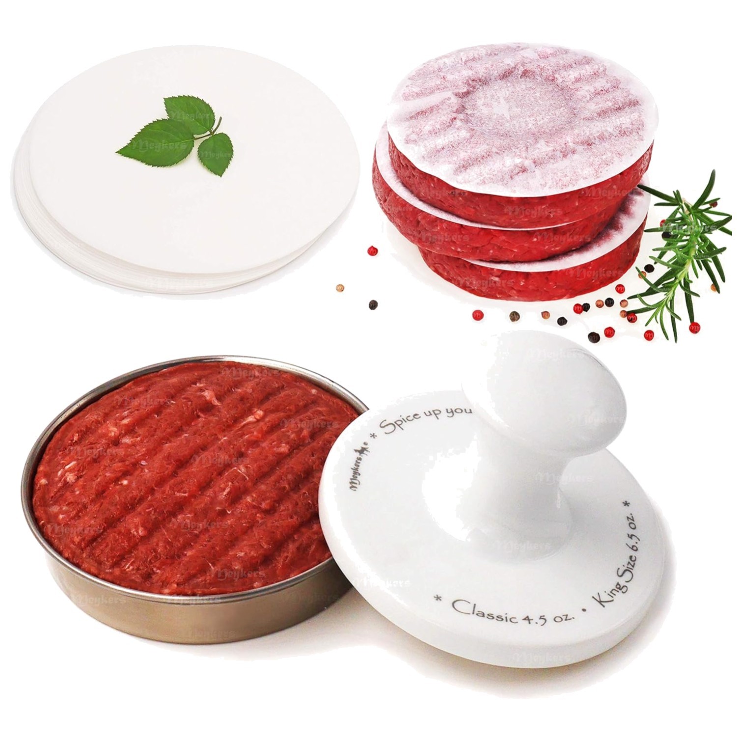 Stainless Steel Patty Press for Burgers gallery