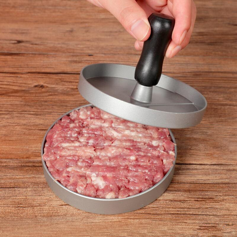Prensa De Carne De Hamburguesas Molde Redondo para Carne De Res Barbacoa Cocina gallery
