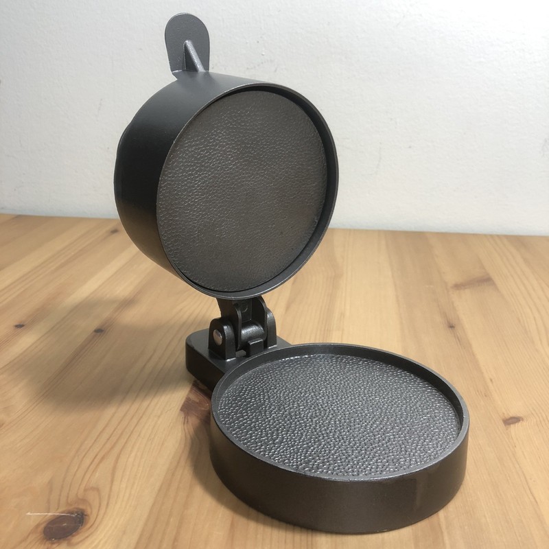 Single Hamburger Press Heavy Duty Cast Aluminum Patty Maker Adjustable Thickness gallery