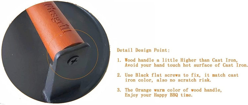Burger Press 7.08" Round & 8.3”X4.3”Rectangle Heavy-Duty Cast Iron Smash Meat St gallery