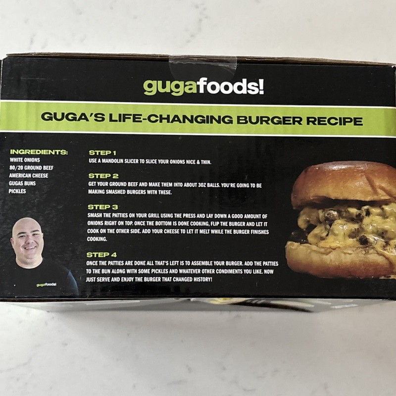 Guga Foods- Adjustable Burger Press, Stainless Steel Hamburger and Smashed Bu... gallery