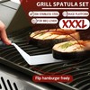 Burger Press Kit 3PCS XXXL 15.5cm x 13.5cm Stainless Steel - Perfect for BBQ gallery