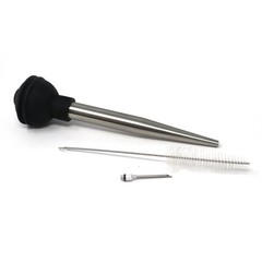 Norpro Deluxe Stainless Steel Baster with Injector and Cleaning Brush 11″ x 2…