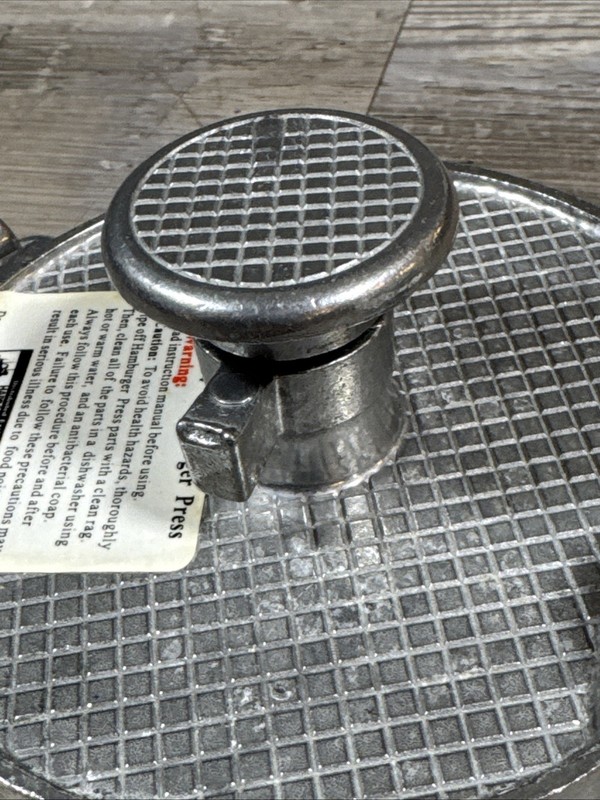 Harbor Freight Hamburger Press Aluminum Adjustable Hinged Lid gallery