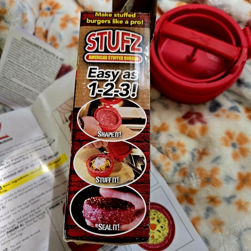 Stufz, Stuffed Burger Press, Or Other Meat, Tuna... Patty Maker As Seen On TV gallery