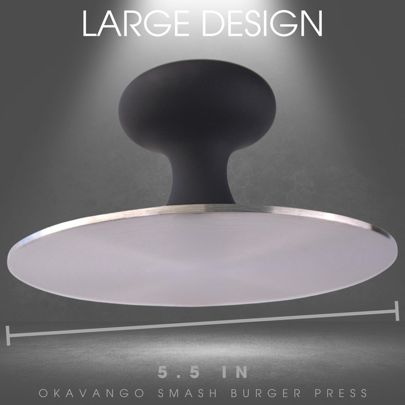 Okavango Burger Press Smash Burger Press - Hamburger Smasher Tool for Griddle... gallery