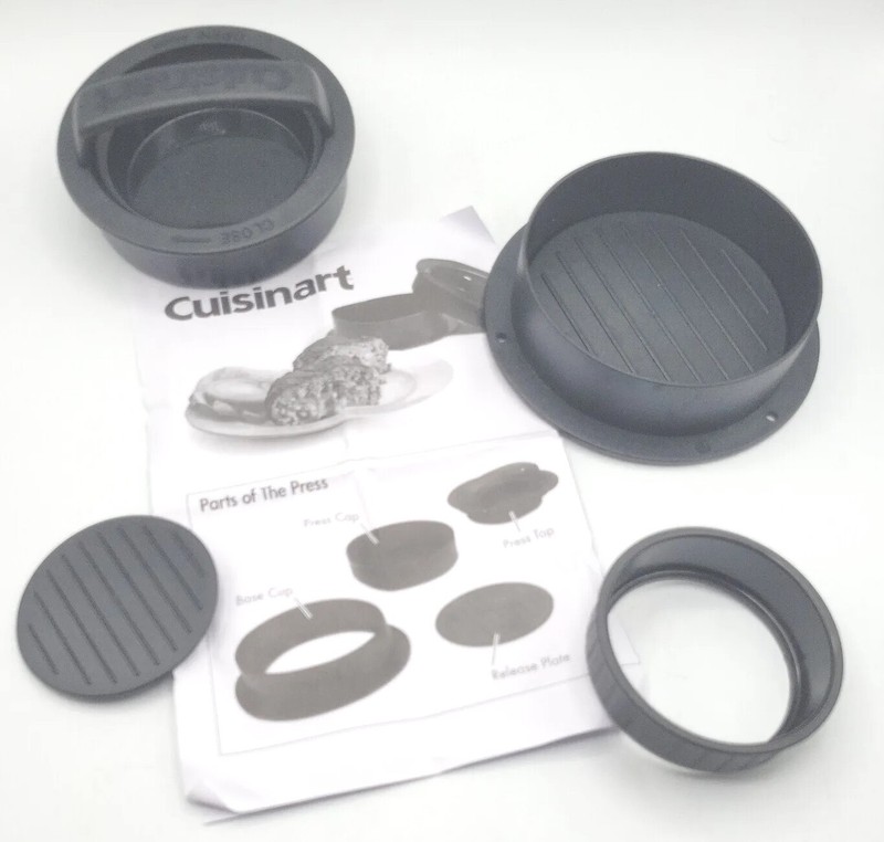 Cuisinart 3 in 1 Stuffed Burger Press Hamburger Patty Maker BBQ Grill Mold Tool gallery