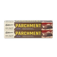 Unbleached Parchment Paper Roll for Baking, 2 Pack of 15 15inch-2pack, Brown