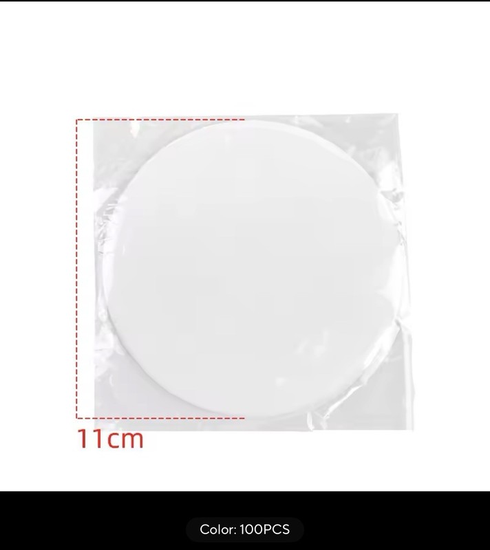 Burger Patty Maker Press Round Hamburger Mold Wax Paper Option Available gallery