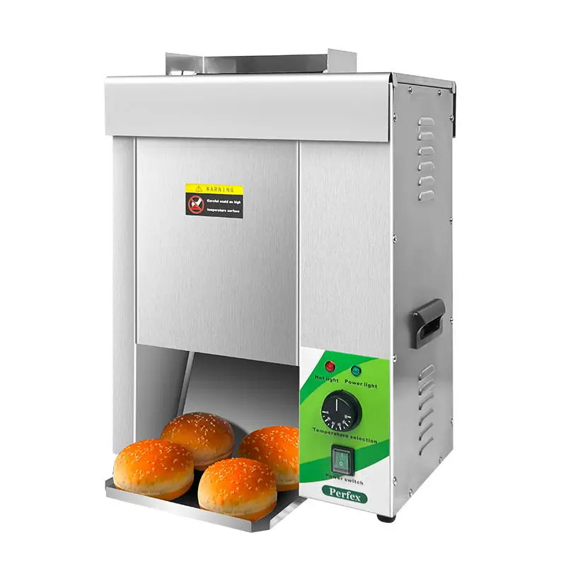 2000W Electric Bun Toaster of Hamburger Bread with Conveyor gallery