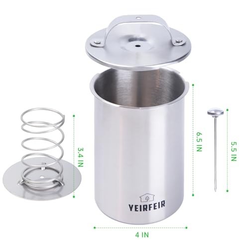Stainless Steel Meat Press for Deli & Lunch Meats - Cooking Kit with Thermometer gallery