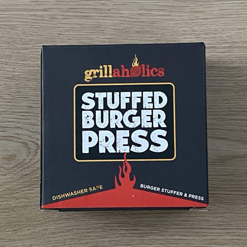 Grillaholics Stuffed Burger Press & Hamburger Maker - Non Stick Hamburger