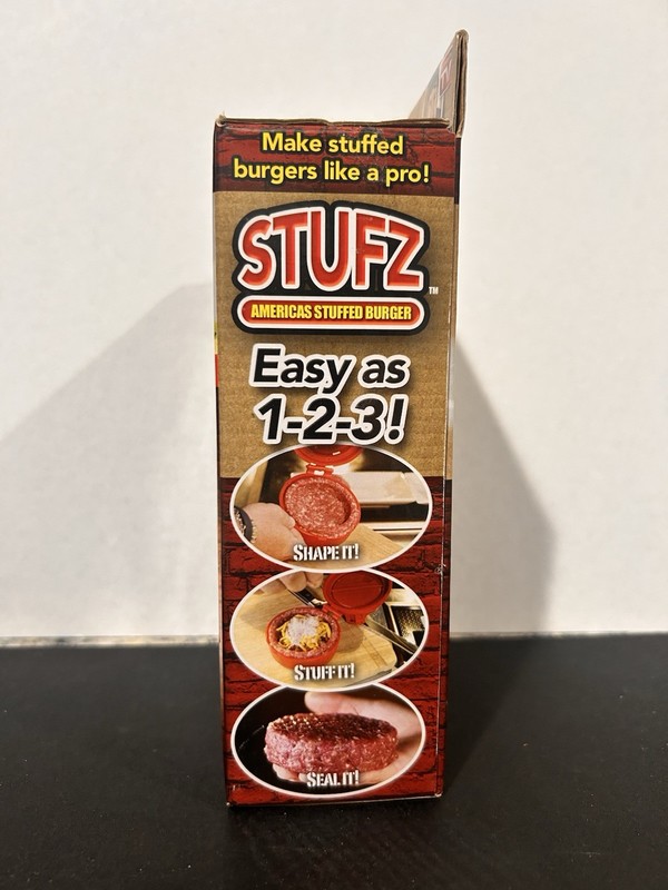 STUFZ Stuffed Burger Press Hamburger Maker As Seen On TV Easy To Use Brian Duffy gallery