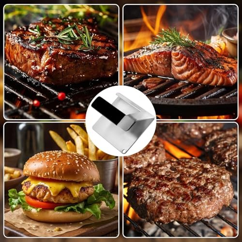 Kitchen Tools 6"x5.5" Stainless Steel Hamburger Smash Press & Bacon Press gallery