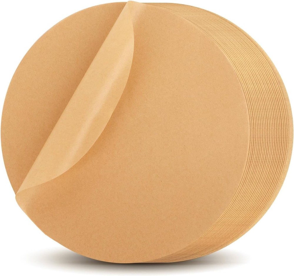 200Pcs 8-Inch Round Baking 8 -200 Pack Unbleached, Parchment Unbleached