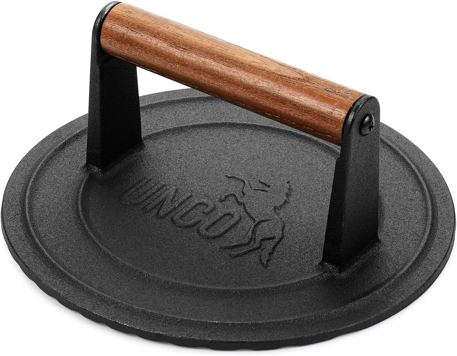 Cast Iron Grill Press 8.5” Heavy-Duty Sear Burger Bacon Sandwich Cooking Tool gallery
