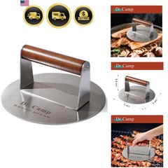 7 Inch Stainless Steel Smash Burger Press Burger Smasher Bacon Press Meat Pre…