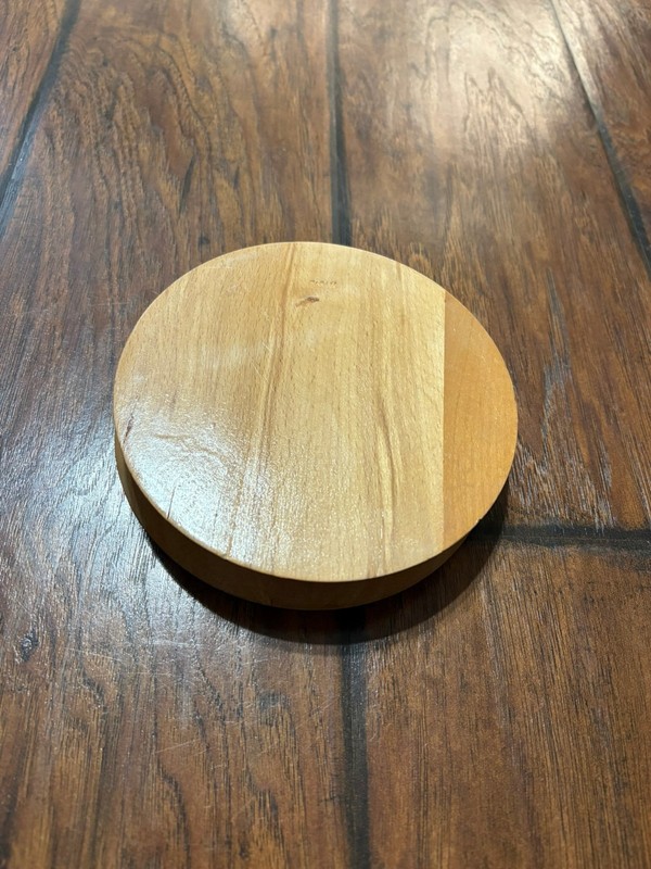 Vintage Wooden Hamburger Patty Press gallery