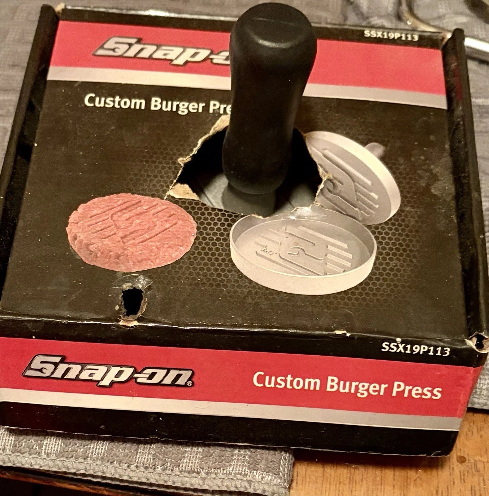 Snap On Custom Burger Press Part # SSX19P113 Made In USA gallery