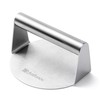 Husfunov Stainless Steel Burger Press, 5.5 Inch Round 5.5inch-Steel Handle gallery