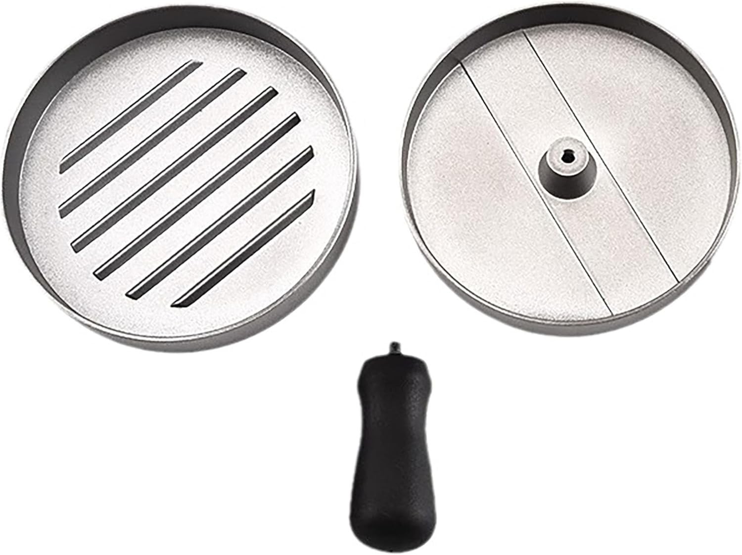 Stainless Steel Hamburger Press 4.6" Meat Burger Patty Mold for BBQ Kitchen gallery