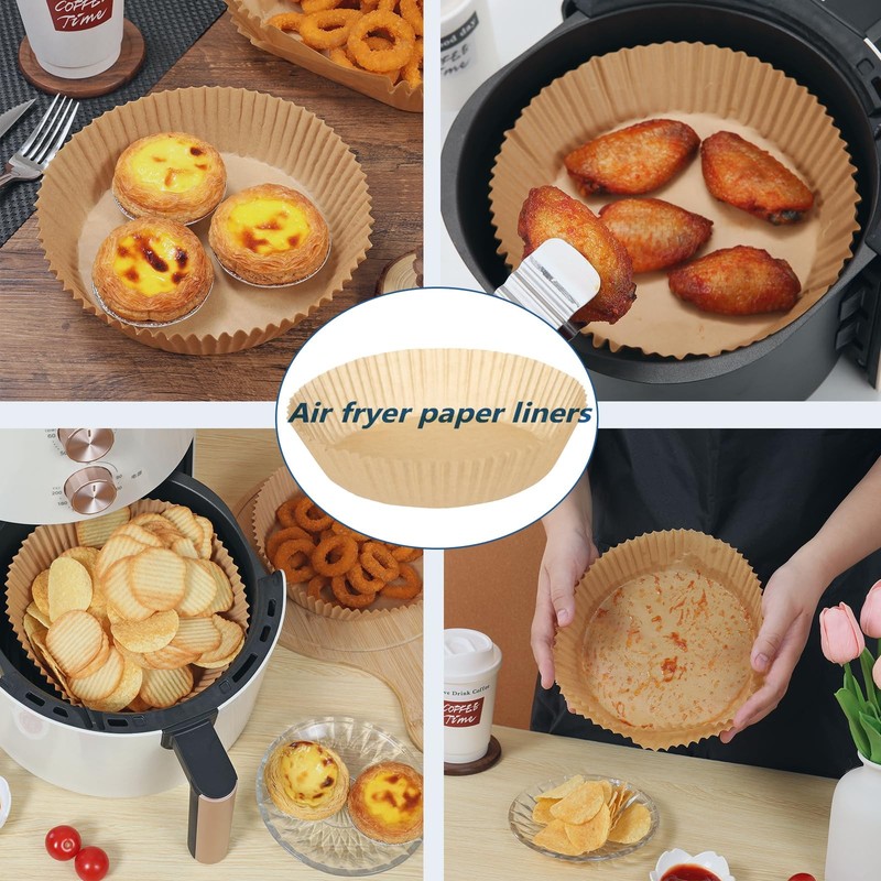 Air Fryer Liners Disposable 6.5 IN,100PCS Round 6.5inch-100PCS, gallery