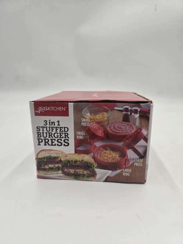Mayme’s 3 in 1 stuffed Burger Press New In Box gallery