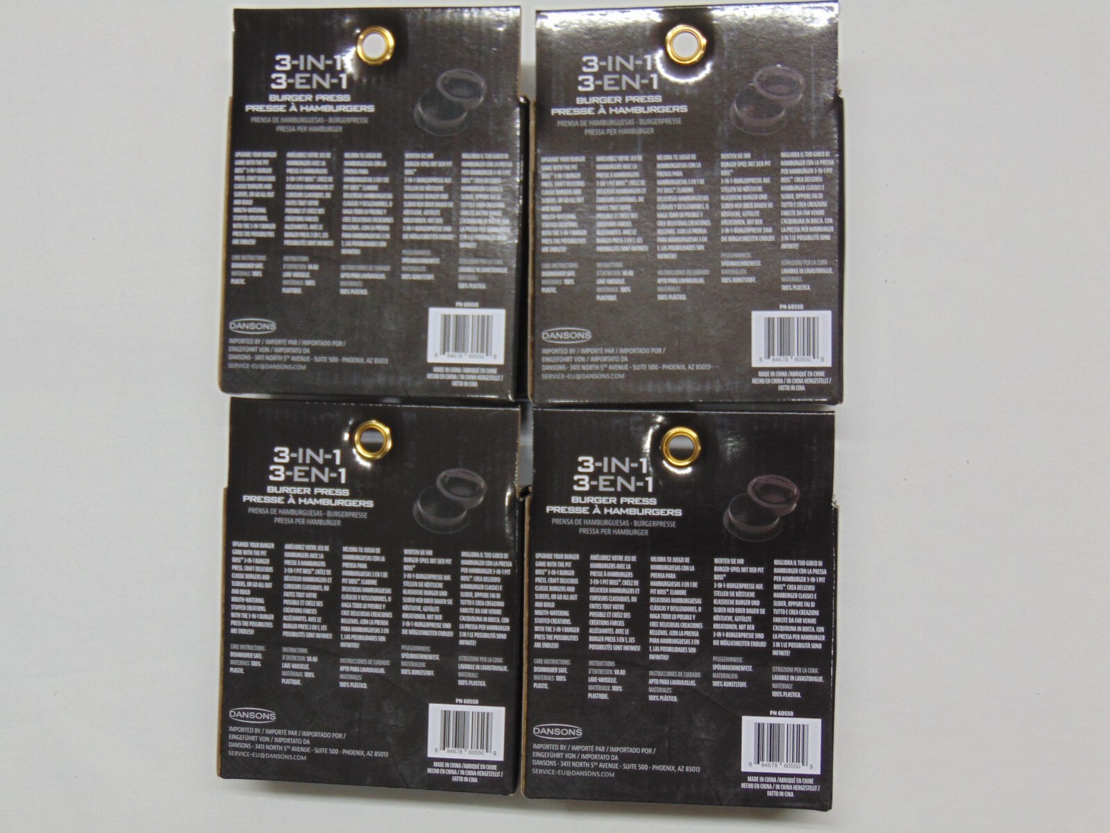 Pit Boss 3-In-1 Burger Press Lot of 4 New PN 60550 Stuffed (4 Pack) gallery