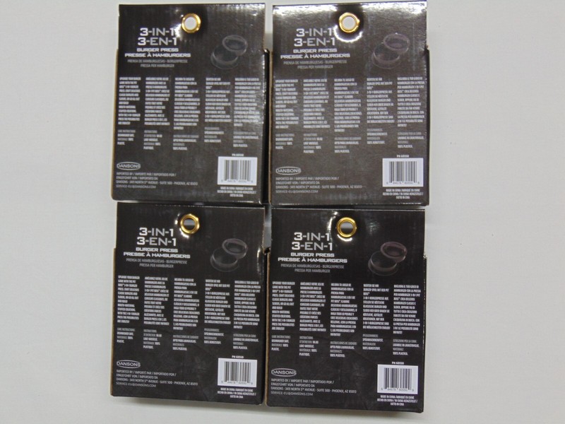 Pit Boss 3-In-1 Burger Press Lot of 4 New PN 60550 Stuffed (4 Pack) gallery