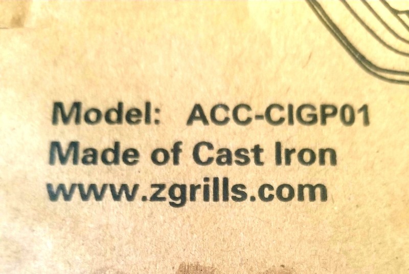 Z GRILLS Cast Iron Grill Press Heavy Duty Meat & Bacon Press Ribbed Base gallery