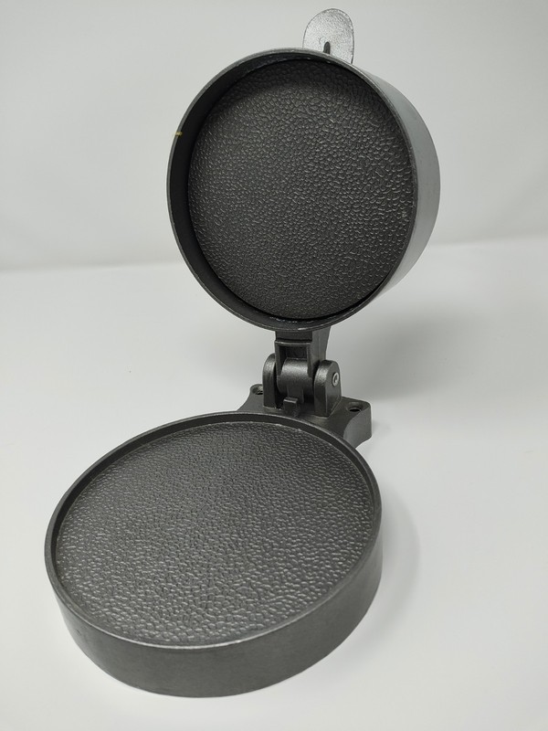 Vintage Metal Adjustable Single Hamburger Patty Press-Heavy Duty gallery